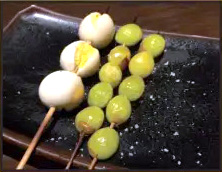 うずら卵と銀杏串