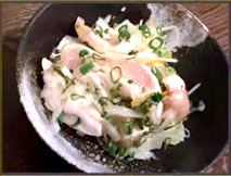 ささ身のタタキ